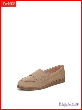 Womens Zee Penny Loafer Slip-On Faux Leather Comfort Flat Shoes